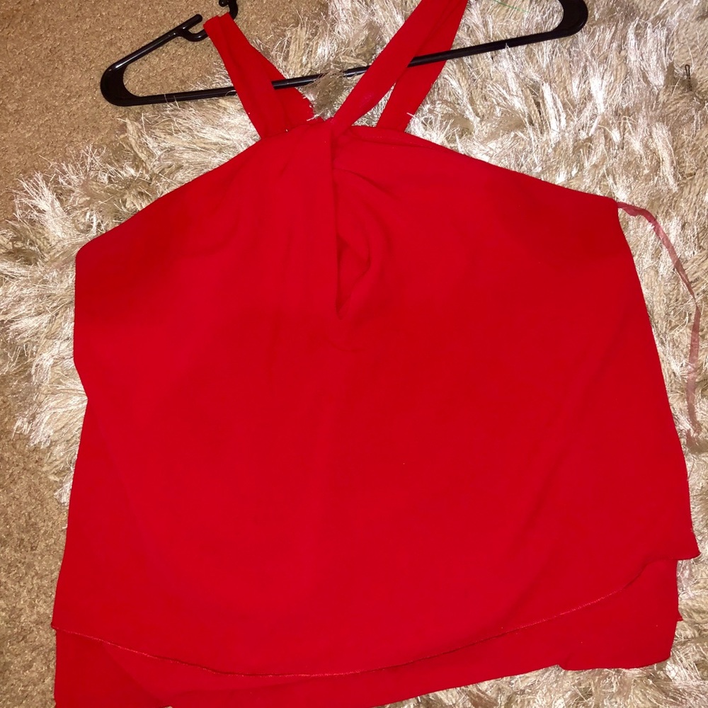 Beautiful Keyhole Chest Blouse 🌶